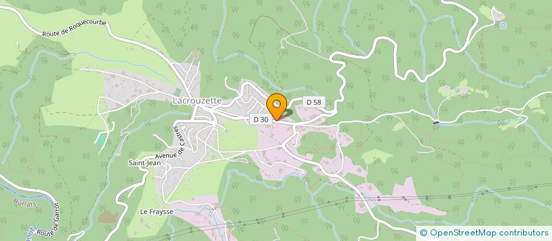 localisation de l'entreprise JOUCLA MURGIER - MANUTENTION à LACROUZETTE