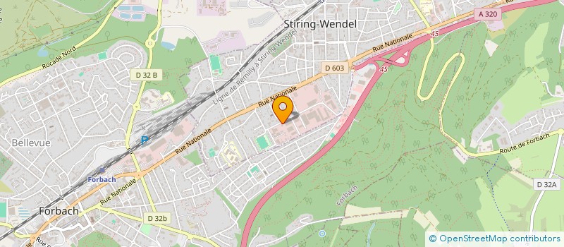 localisation de l'entreprise JOUDI  STIRING-WENDEL