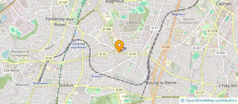 localisation de l'entreprise JOUDIT à BAGNEUX