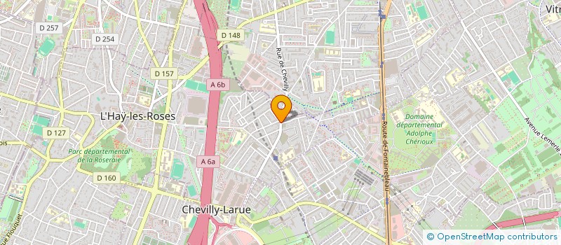 localisation de l'entreprise JOUE SON LOKAL  L'HAY-LES-ROSES