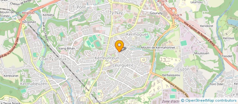 localisation de l'entreprise JOUE TON MONDE à QUIMPER