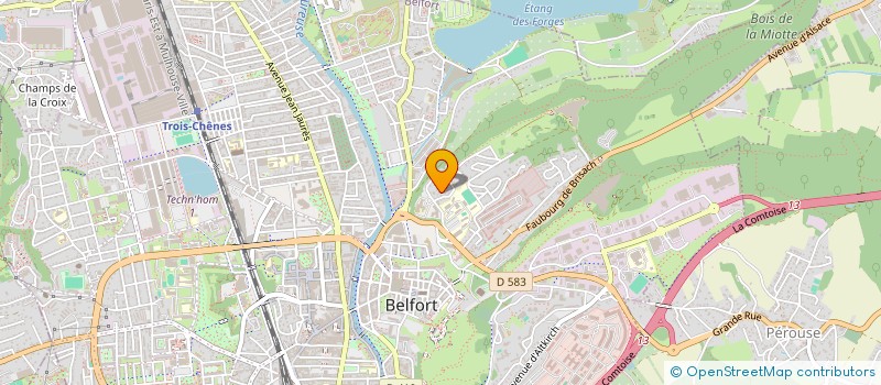 localisation de l'entreprise JOUECLUB EURL PROSPERE à BELFORT