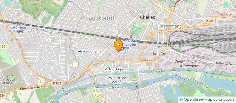 localisation de l'entreprise JOUER AU BOULOT à CHELLES
