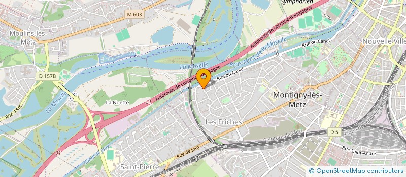 localisation de l'entreprise JOUER ET APPRENDRE à MONTIGNY-LES-METZ