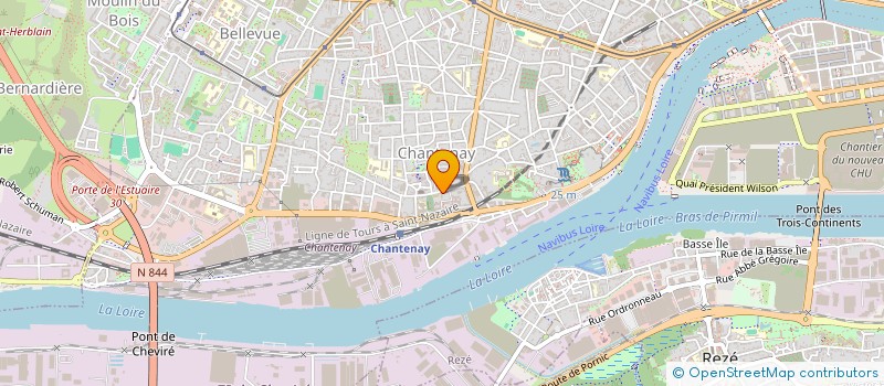 localisation de l'entreprise JOUER POUR APPRENDRE à NANTES
