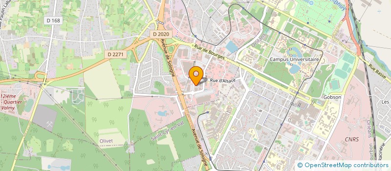 localisation de l'entreprise JOUERIC à OLIVET