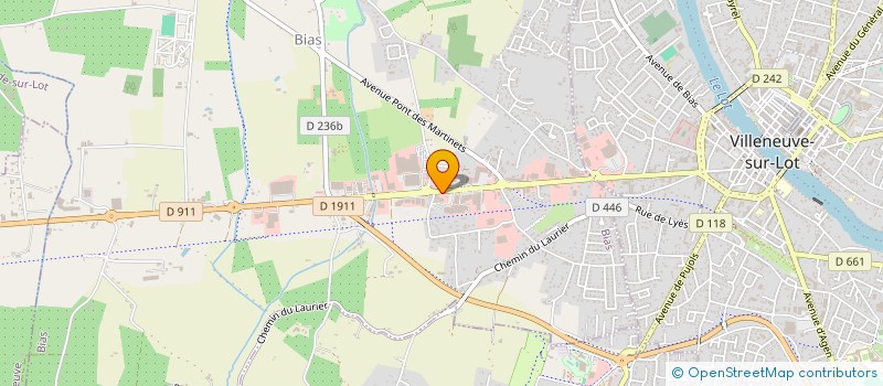 localisation de l'entreprise JOUES & BISOUS  BIAS