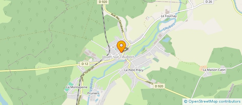 localisation de l'entreprise JOUET DISTRIBUTION à JOUET-SUR-L'AUBOIS