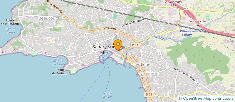 localisation de l'entreprise JOUETS & CO à SANARY-SUR-MER