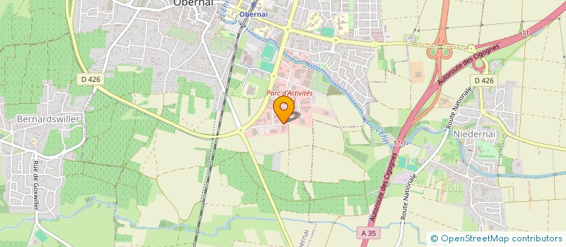 localisation de l'entreprise JOUETS ET MODELES DE L EST à OBERNAI
