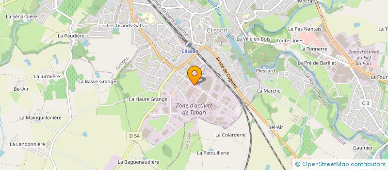 localisation de l'entreprise JOUETS SERVICES à CLISSON