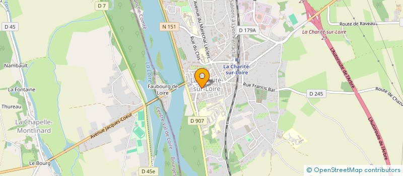localisation de l'entreprise JOUETS TRESORS DU PATRIMOINE  LA CHARITE-SUR-LOIRE