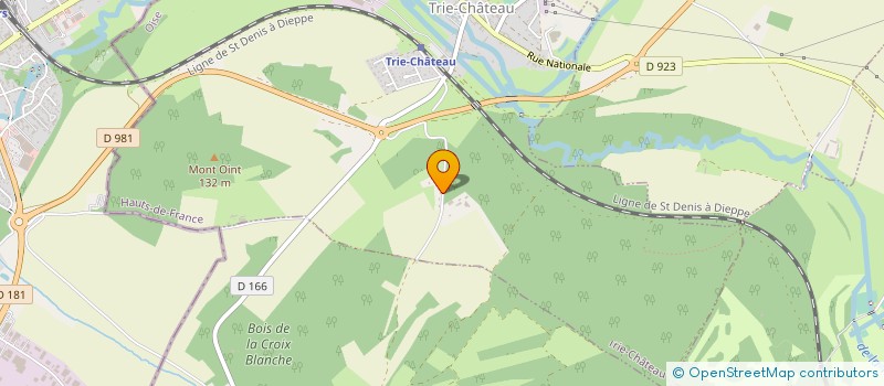 localisation de l'entreprise JOUETTE  TRIE-CHATEAU