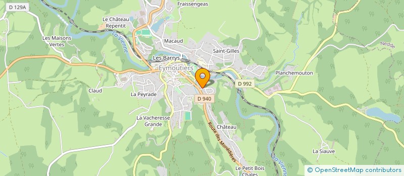 localisation de l'entreprise JOUEURS DE FETE à EYMOUTIERS