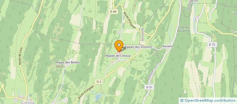 localisation de l'entreprise JOUEURS ET GOURMETS  CRESSIA