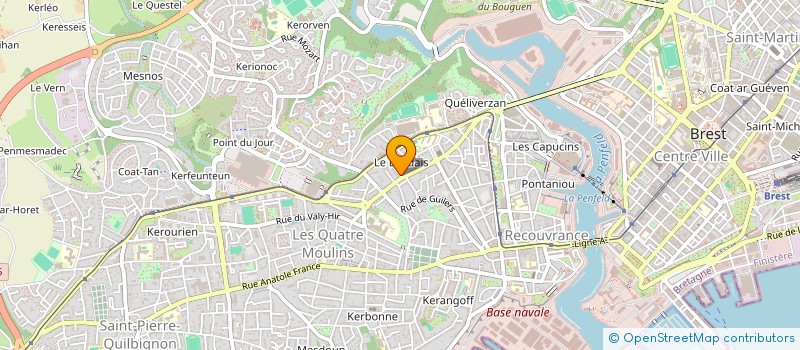 localisation de l'entreprise JOUEZ VIVANTS à BREST