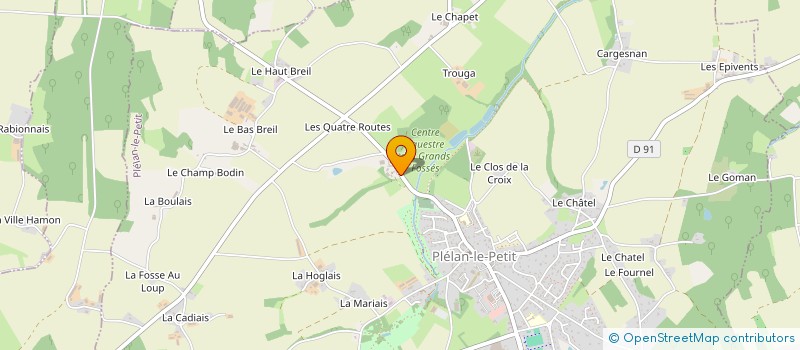 localisation de l'entreprise JOUFFE REMY ET DOMINIQUE à PLELAN-LE-PETIT