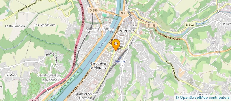 localisation de l'entreprise JOUFFI à VIENNE