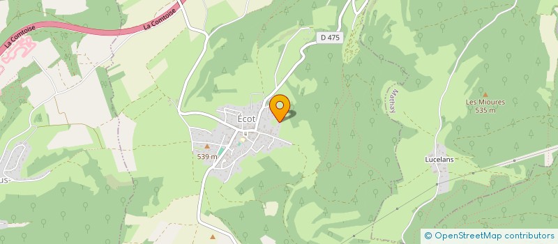 localisation de l'entreprise JOUFFROY FERMETURES  ECOT