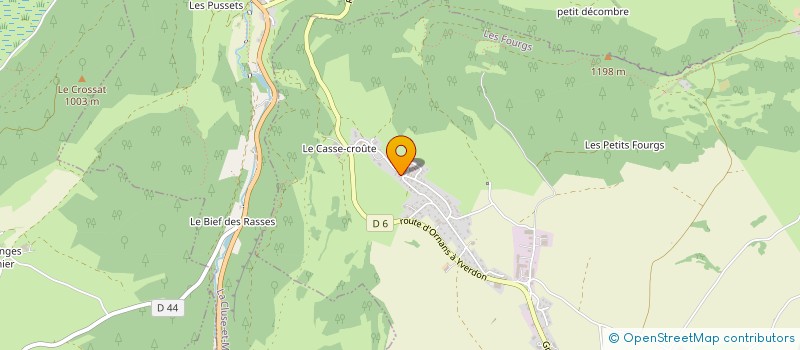 localisation de l'entreprise JOUFFROY RAPHAEL  LES FOURGS