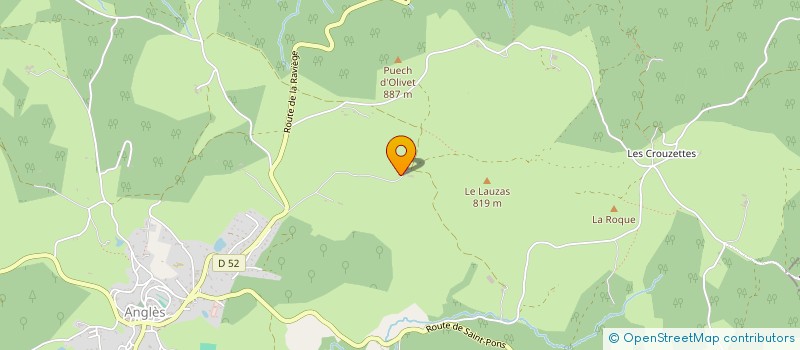 localisation de l'entreprise JOUGLA LAMARQUE  ANGLES