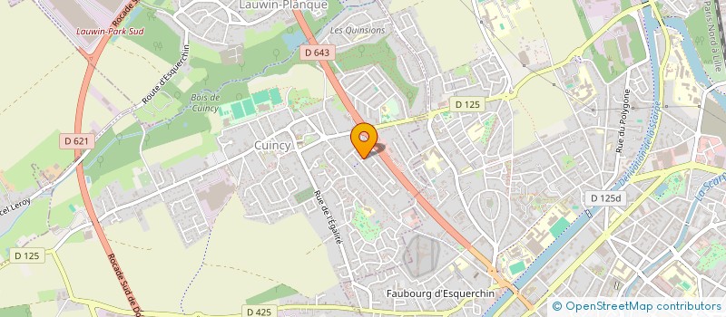 localisation de l'entreprise JOUGLET COQUET à CUINCY