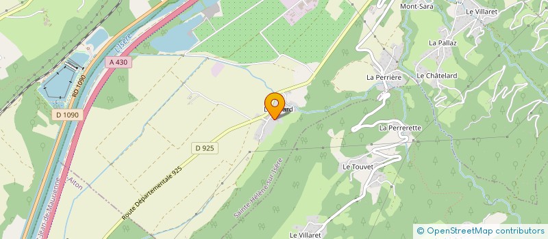 localisation de l'entreprise JOUGLET PEUTEUIL  SAINTE-HELENE-SUR-ISERE