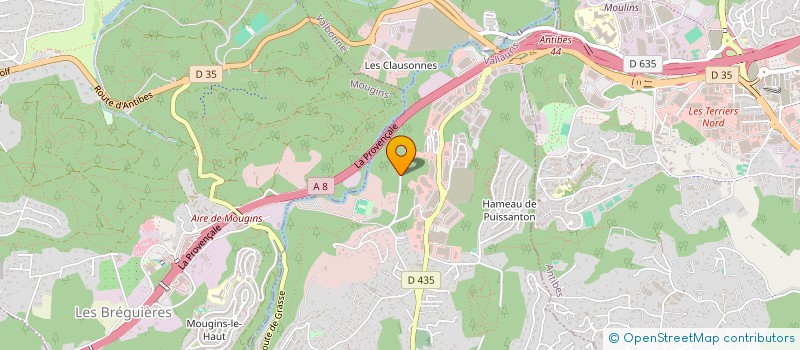 localisation de l'entreprise JOUHANNEAU à VALLAURIS
