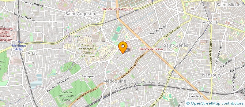 localisation de l'entreprise JOUHAUD-VAN ACKER  BORDEAUX