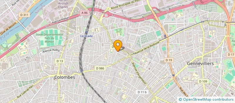 localisation de l'entreprise JOUJOUMANI à COLOMBES