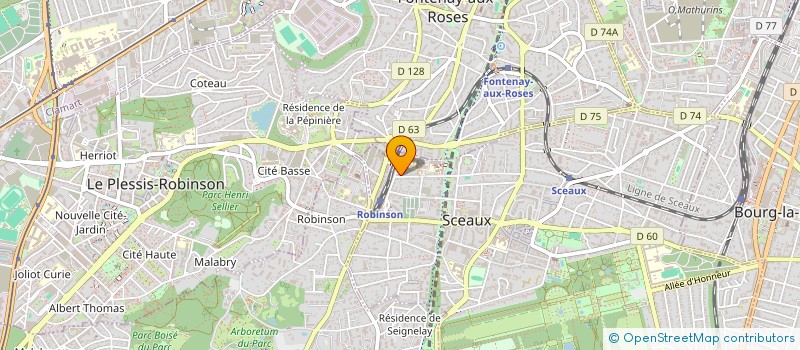 localisation de l'entreprise JOULAKS & CO à SCEAUX