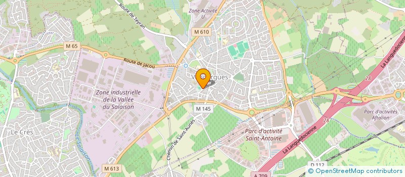 localisation de l'entreprise JOULAUX ROMERO RODRIGUES à VENDARGUES