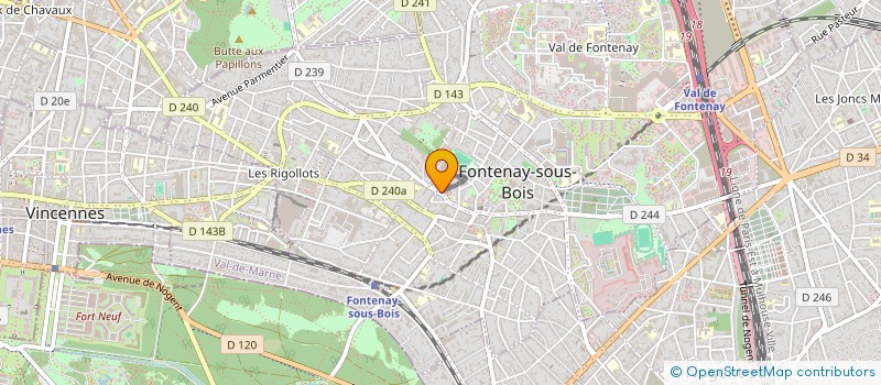 localisation de l'entreprise JOULIK à FONTENAY-SOUS-BOIS