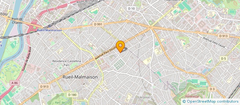 localisation de l'entreprise JOULIN à RUEIL-MALMAISON