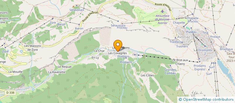 localisation de l'entreprise JOULLIE à MORZINE