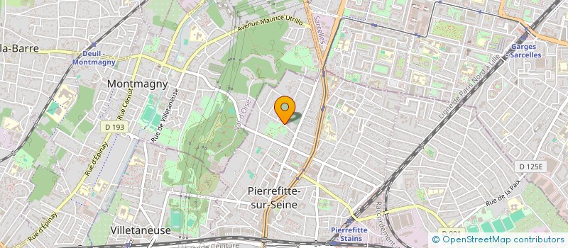 localisation de l'entreprise JOUMANA à PIERREFITTE-SUR-SEINE
