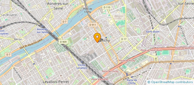 localisation de l'entreprise JOUNA à CLICHY