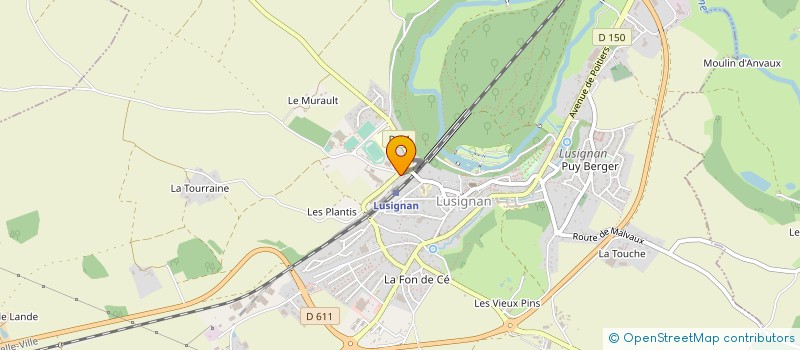 localisation de l'entreprise JOUNEAU  LUSIGNAN