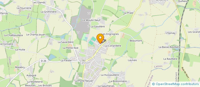 localisation de l'entreprise JOUNIMMO CONCEPT  CASSON