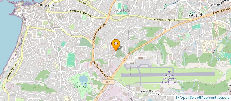 localisation de l'entreprise JOUONS ENSEMBLE à BIARRITZ