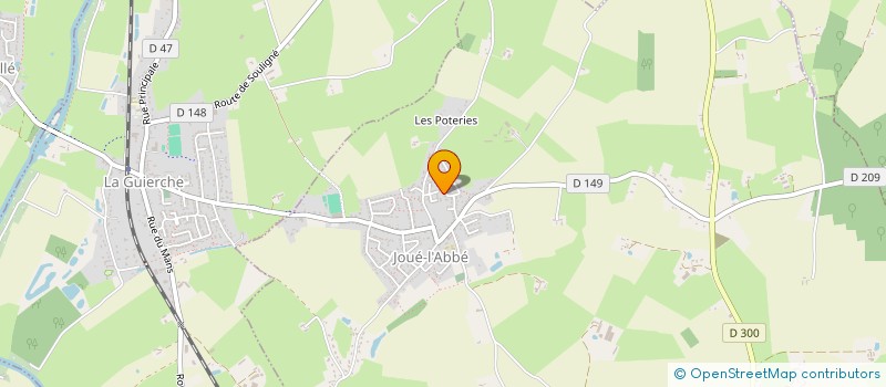 localisation de l'entreprise JOUPI  JOUE L ABBE