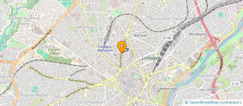 localisation de l'entreprise JOUPPE MICHELE  LIMOGES