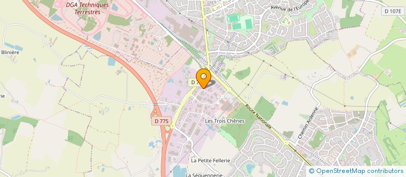 localisation de l'entreprise JOUQUAN FILTRATION à AVRILLE