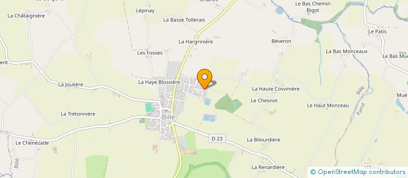 localisation de l'entreprise JOUQUAND  BILLE