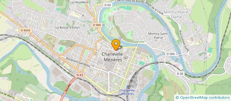 localisation de l'entreprise JOUR DE BON THE  CHARLEVILLE-MEZIERES