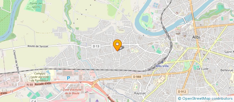 localisation de l'entreprise JOUR DE COLERE  ALBI