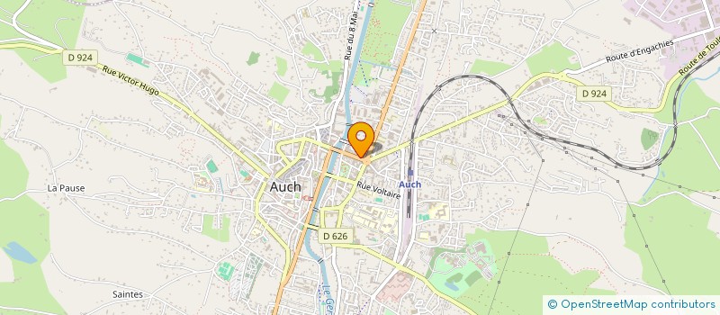 localisation de l'entreprise JOUR DE FETE  AUCH