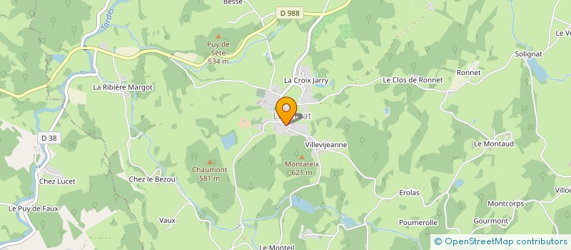 localisation de l'entreprise JOUR DE FETE à CHAMPAGNAT