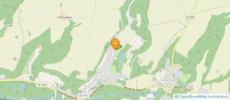 localisation de l'entreprise JOUR DE REVE  ORROUY