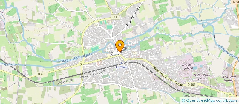 localisation de l'entreprise JOUR ET NUIT à LE THOR